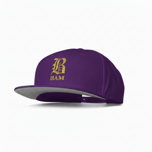 Load image into Gallery viewer, B HAM Snapback Hat ( Gold )