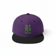 Load image into Gallery viewer, B HAM Snapback Hat Green