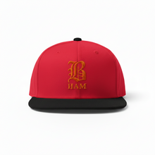 Load image into Gallery viewer, B HAM Snapback Hat Orange