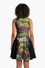Load image into Gallery viewer, Skater Dress #3 Back - Contrast Flare