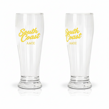 Load image into Gallery viewer, South Coast AACC Retro Pilsner Beer Glasses