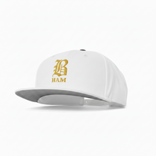 Load image into Gallery viewer, B HAM Snapback Hat ( Gold )