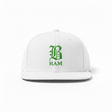 Load image into Gallery viewer, B HAM Snapback Hat Green
