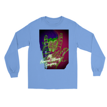 Load image into Gallery viewer, Love is still alive,  Long Sleeve Shirts (AACC and Mile$ Mu$ic Collaboration)