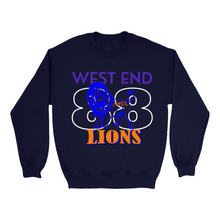 Load image into Gallery viewer, West End Lions 88 Two Sided Sweatshirts