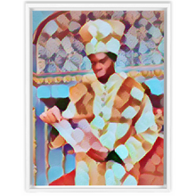 Load image into Gallery viewer, The Scholar  Custom Art Framed Canvas Wraps