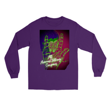 Load image into Gallery viewer, Love is still alive,  Long Sleeve Shirts (AACC and Mile$ Mu$ic Collaboration)