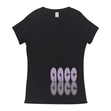 Load image into Gallery viewer, aacc shadow drip reflection Ladies T-Shirts