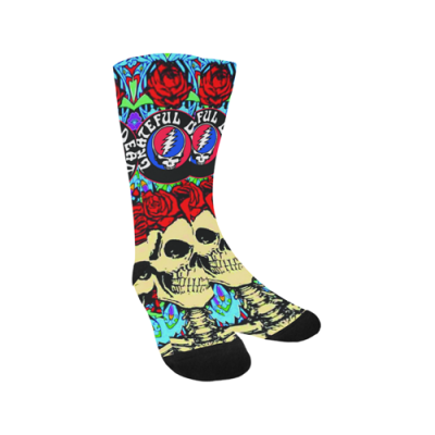 Skull Rose Socks