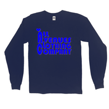 Load image into Gallery viewer, All Avenues Clothing Company Blue Love,  Long Sleeve Shirt