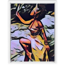 Load image into Gallery viewer, Woman In The Mirror Custom Art Framed Canvas Wraps