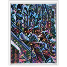 Load image into Gallery viewer, Brownstone Chillin Custom Art Framed Canvas Wraps