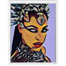 Load image into Gallery viewer, Queen of The Night Custom Art Framed Canvas Wraps