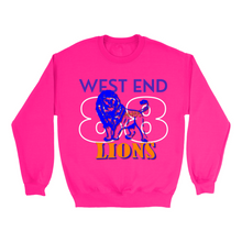 Load image into Gallery viewer, West End Lions 88 Two Sided Sweatshirts