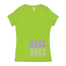 Load image into Gallery viewer, aacc shadow drip reflection Ladies T-Shirts