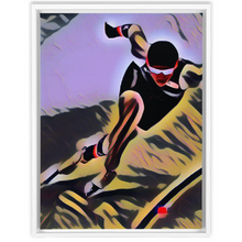 Load image into Gallery viewer, Skating Into History Custom Art Framed Canvas Wraps