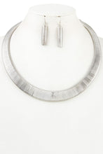 Load image into Gallery viewer, Omega chain collar neckace set