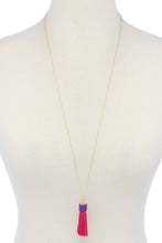 Load image into Gallery viewer, Tassel Pendant Necklace