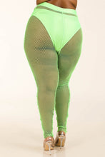 Load image into Gallery viewer, Panty Lined Mesh Leggings