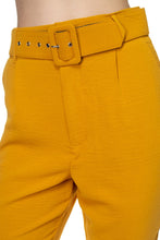 Load image into Gallery viewer, Crinkled Belted Skinny Pants