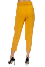 Load image into Gallery viewer, Crinkled Belted Skinny Pants