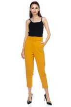 Load image into Gallery viewer, Crinkled Belted Skinny Pants