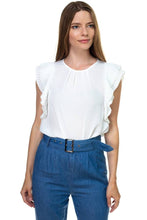 Load image into Gallery viewer, Accordion Pleated Short Sleeve Shirt