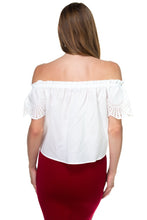 Load image into Gallery viewer, Off Shoulder Cutout Sleeve Top