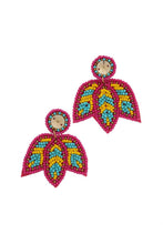 Load image into Gallery viewer, Seed Bead Post Drop Earring