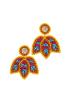 Load image into Gallery viewer, Seed Bead Post Drop Earring