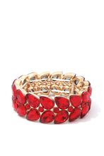 Load image into Gallery viewer, Teardrop Shape Rhinestone Stretch Bracelet