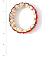 Load image into Gallery viewer, Teardrop Shape Rhinestone Stretch Bracelet