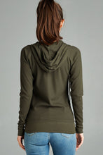 Load image into Gallery viewer, Long Sleeve Thermal Hoodie Jacket