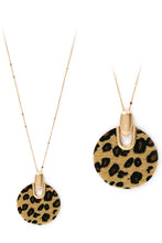 Load image into Gallery viewer, Genuine Leather Animal Textured Pendant Necklace