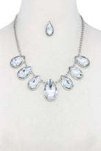 Load image into Gallery viewer, Teardrop Shape Rhinestone Necklace