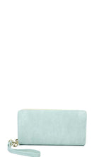 Load image into Gallery viewer, Designer Fashion Solid Color Wallet With Hand Strap