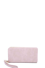 Load image into Gallery viewer, Designer Fashion Solid Color Wallet With Hand Strap