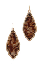 Load image into Gallery viewer, Acetate Moroccan Shape Drop Earring