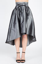 Load image into Gallery viewer, Taffeta High-low Skirt