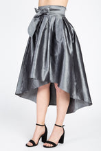 Load image into Gallery viewer, Taffeta High-low Skirt
