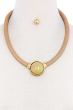Load image into Gallery viewer, Stylish Modern Choker Necklace And Earring Set