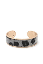 Load image into Gallery viewer, Animal Print Metal Cuff Bracelet