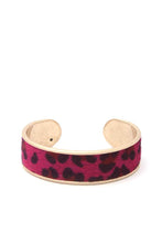 Load image into Gallery viewer, Animal Print Metal Cuff Bracelet