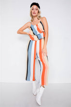 Load image into Gallery viewer, Layered Flounce Cami Strap Flare Leg Jumpsuit