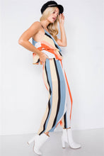 Load image into Gallery viewer, Layered Flounce Cami Strap Flare Leg Jumpsuit