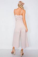 Load image into Gallery viewer, Spaghetti Strap Striped Jumpsuit