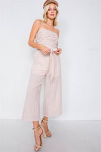 Load image into Gallery viewer, Spaghetti Strap Striped Jumpsuit