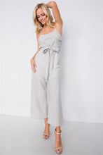 Load image into Gallery viewer, Spaghetti Strap Striped Jumpsuit