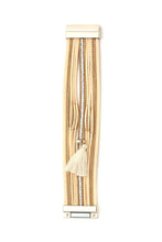 Load image into Gallery viewer, Tassel Multi Layered Magnetic Bracelet