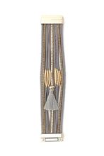Load image into Gallery viewer, Tassel Multi Layered Magnetic Bracelet